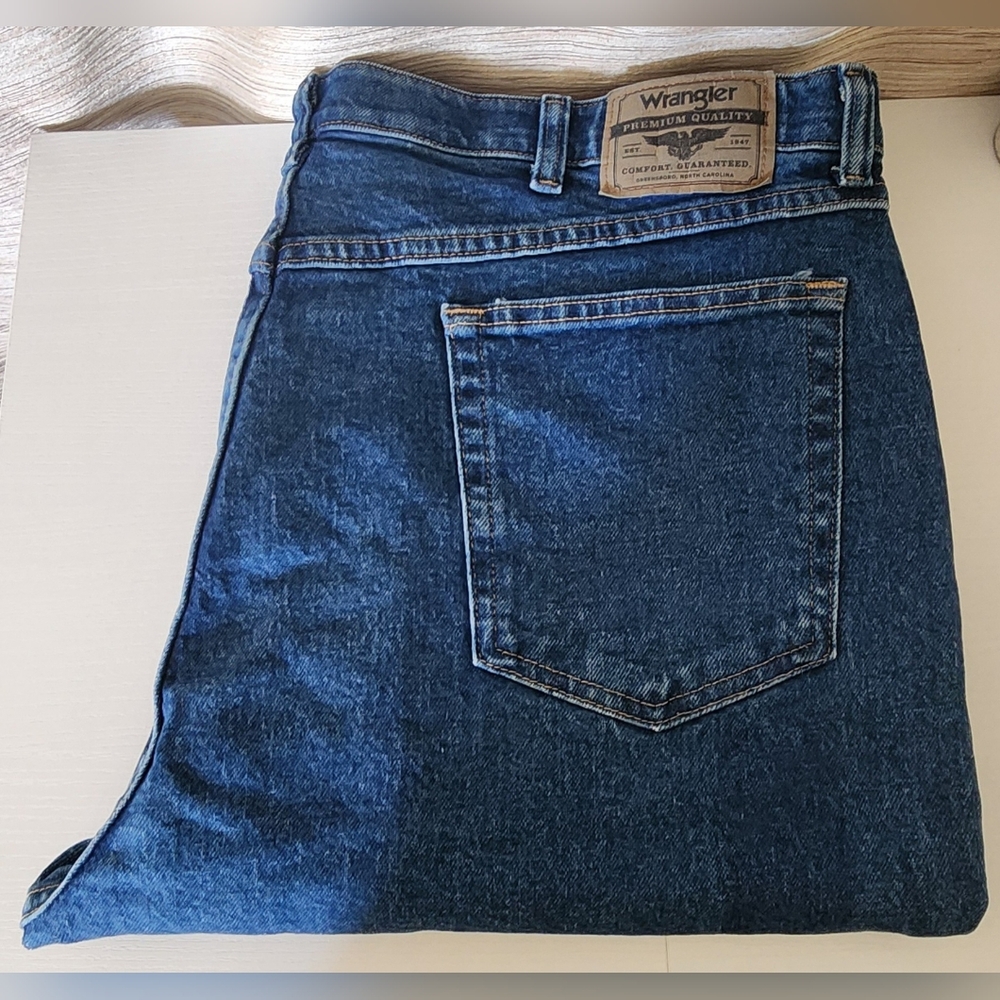 Wrangler Men's Blue Jeans - Picture 9 of 16